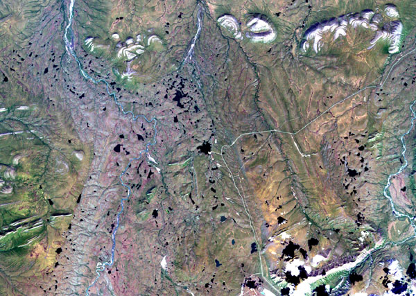 Upper Kuparuk Landsat